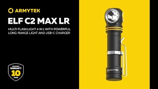 Armytek Elf C2 Max Lr Long-Range Version Of The Flagship Product Of The Series With Usb-C Charger