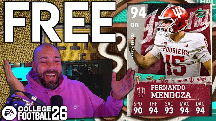 Get Your FREE 94 Overall Heisman Fernando Mendoza!