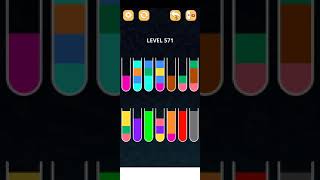 COLOR SORT PUZZLE LEVEL 571