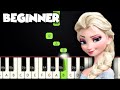 Let It Go - Frozen | BEGINNER PIANO TUTORIAL + SHEET MUSIC by Betacustic