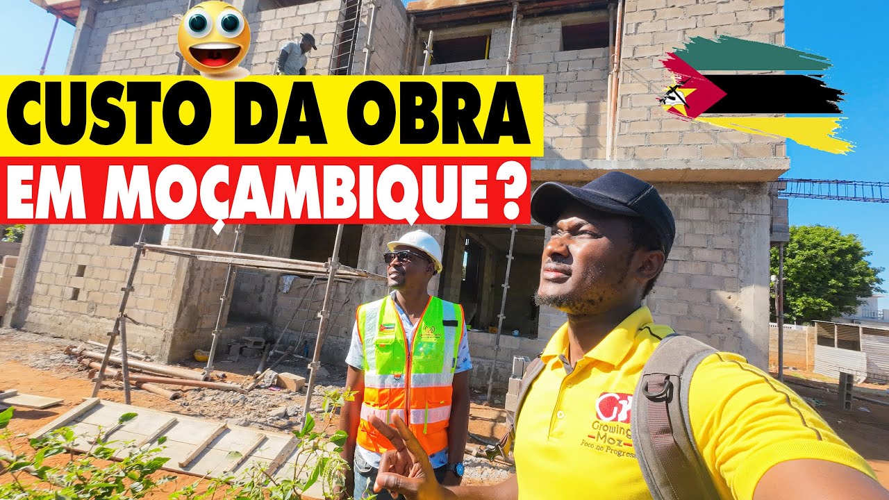 🚧QUANTO CUSTA CONSTRUIR ESSA CASA em MOÇAMBIQUE - ÁFRICA 🇲🇿 💰