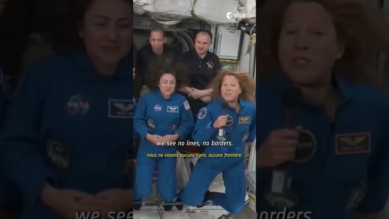 The moment Sophie and Crew-12 arrive at the ISS 👩‍🚀✨
