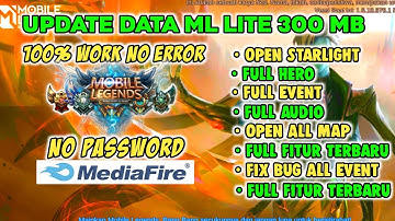 Latest ML Lite data Full Event 300Mb Patch Aamon || Mobile Legends