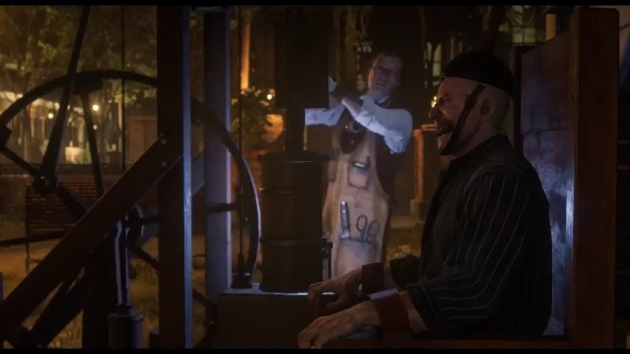 Red Dead Redemption 2 Electric Chair execution / Elektrischer Stuhl