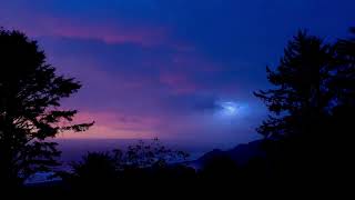 Lightning near Orick, California
