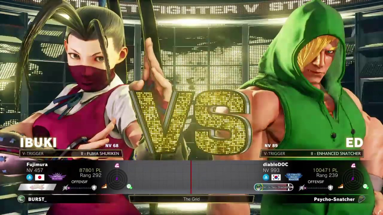 SFV AE : Fujimura (Ibuki) vs DiabloDoc (Ed)