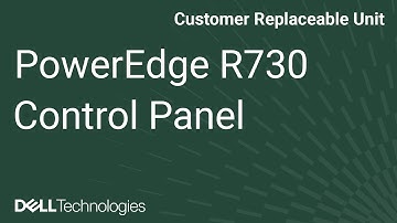 Dell PowerEdge R730: Remove & Install Control Panel Assembly