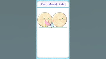 150) Radius of circle  #maths #olympiad #circle #geometry #education #mathematics