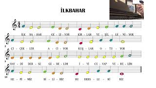 Renklerle Piyano/3 - 5 Yaş/ İlkbahar