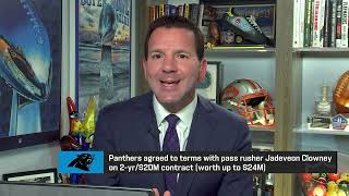 Famous Ian Rapoport Breaks News on Jadeveon Clowney | Carolina Panthers Profile
