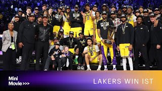 MiniMovie: Lakers Win InSeason Tournament Championship