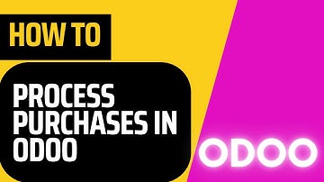Purchase Order in Odoo | Purchase module in Odoo ERP