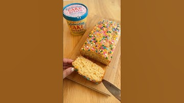 VIRAL Ice Cream Bread Recipe #recipehack #foodie #icecream
