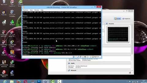 setting mikrotik dengan windows 7 di virtual box