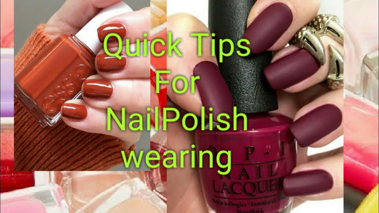 Quick Tips For NailPolish Wearing In Tamil YouTube