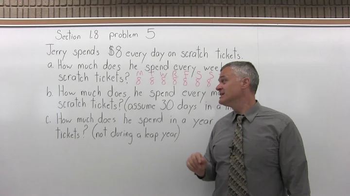 MTH 060 : Section 1.8 Problem 5 - Mathematics with Dan Avedikian