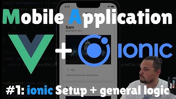 Ionic + Vue.js mobile application. Part 1.