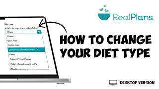 How to change your diet type (using the desktop app) screenshot 4