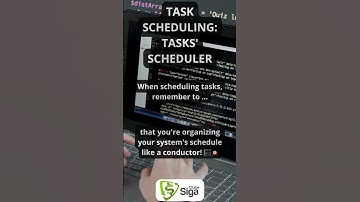 TASK SCHEDULING: TASK SCHEDULER