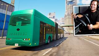 Driving a City Bus on my Racing Simulator - Bus Bound