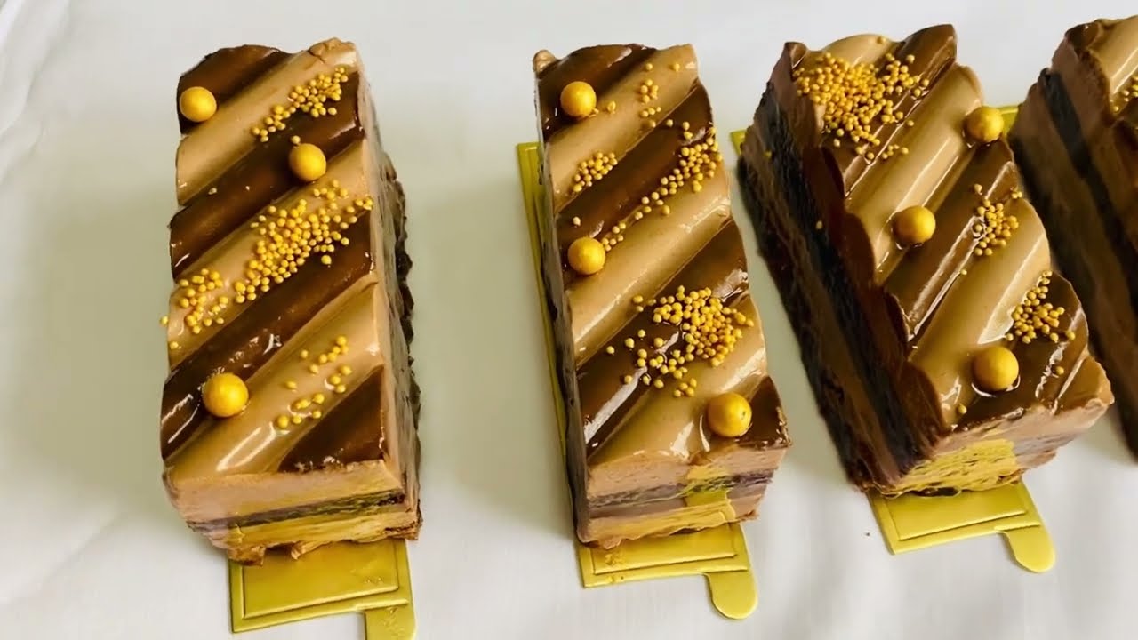 Recette Entremets individuels Chocolat Praliné, UN DÉLICE !!!