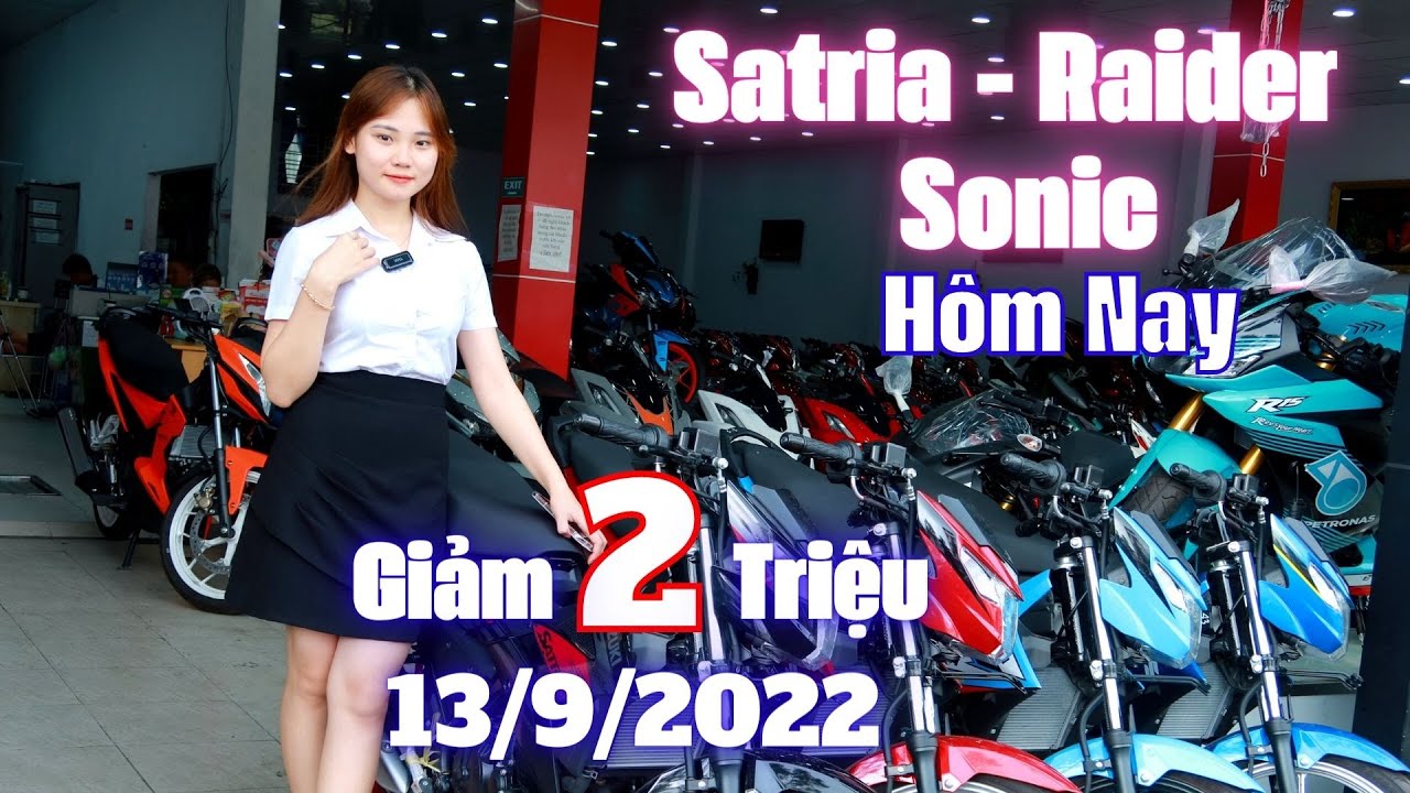 Giá Xe Honda Sonic , Raider ,Sarria Mới Nhất 13/9/2022... - youtube