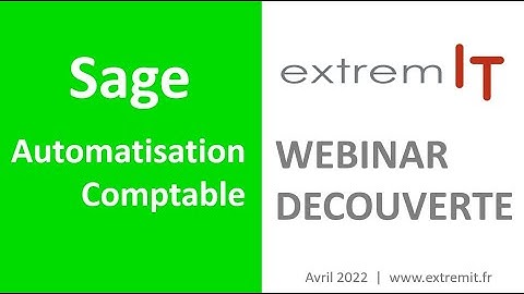 Webinar Sage Automatisation Comptable - Avril 2022