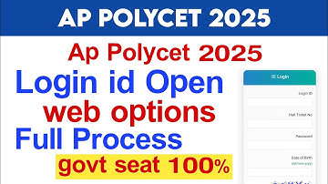 ap polycet web options 2025 | ap polycet web options 2025 step by step process