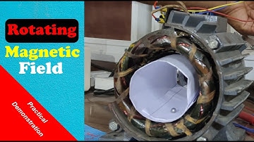 Practical Demonstration of Rotating Magnetic Field