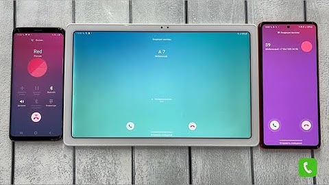New Samsung Tab A7 2021 incoming Call Phone Samsung S8  & Not 10 lite