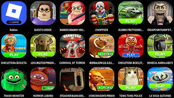 ROBLOX ESCAPE:Escape The Carnival of Terror Obby!,Escape Bob the Dentist! ,EPIC CHOPPER