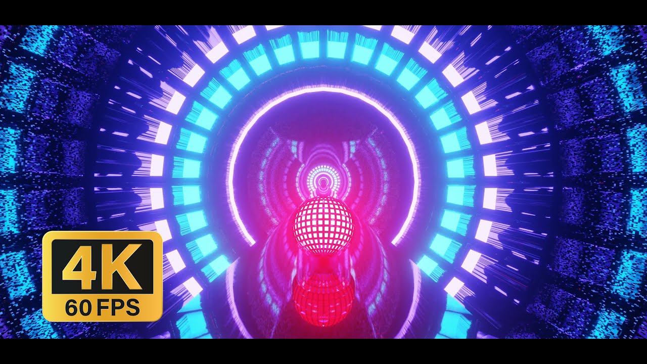 3D Rendering VJ Loop - Light Tunnel - YouTube