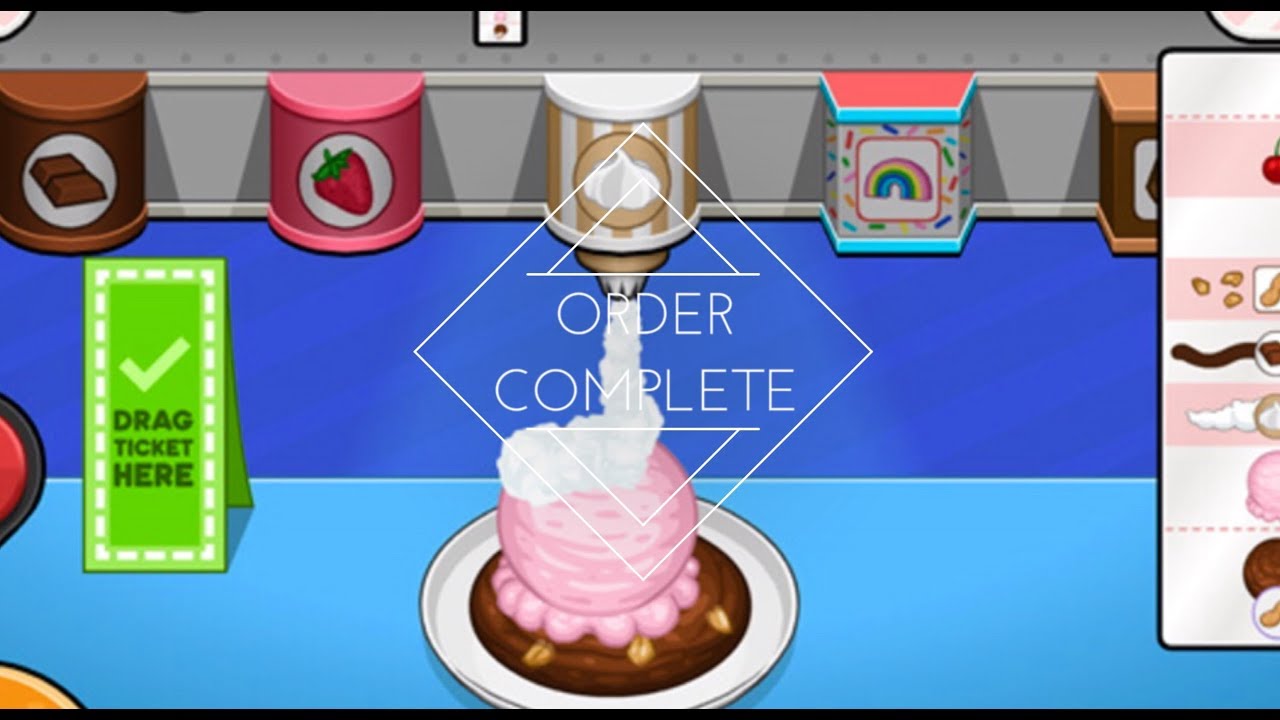 Papa’s Scooperia Sneak Peek Order Complete YouTube