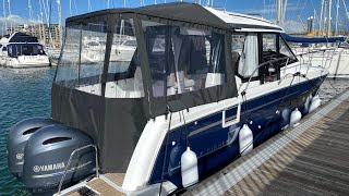 895 Merry Fisher technical tour Blue hull Legend version