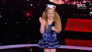 Daria Komova 'Shalandy, polnye kefaly' - Blind Audition - Voice.Kids - season 4