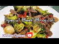 #howtocookbeefbroccoli BEEF BROCCOLI WITH MUSHROOM AND QUAIL EGGS