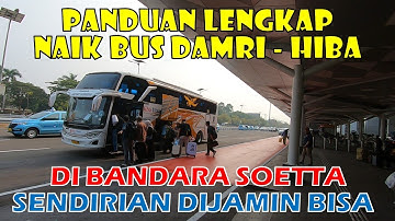PANDUAN NAIK BUS DAMRI - HIBA DARI BANDARA SOEKARNO HATTA TERMINAL 3 UNTUK PEMULA