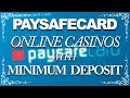 Guide To Paysafecard Depositing At Mobile Casinos - YouTube