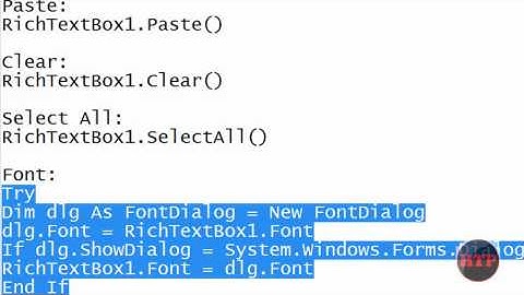 How to Make a Advance Notepad in Microsoft Visual Basic 2008