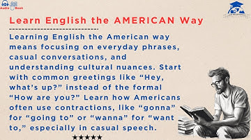 Learn English the AMERICAN Way: Speak Like a Native FAST!