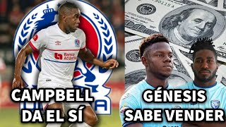 OLIMPIA OFRECE JUGOSO SALARIO A CAMPBELL; GÉNESIS VENDE A SUS MEJORES JUGADORES A LA MLS