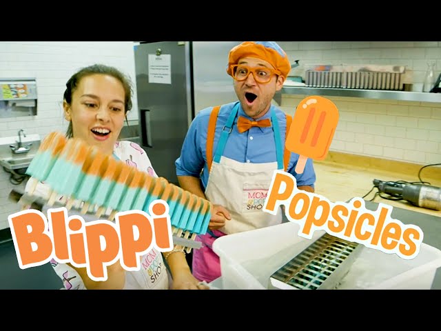 Blippi Eats Ice Creams and Popsicles | 1 HOUR OF BLIPPI | Food Videos For Kids | Blippi Toys class=