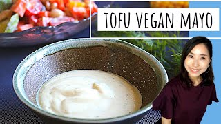 Vegan Tofu Mayo Recipe easy & creamy & healthy/ Japanese vegan food recipe