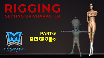 Rigging | Setting up Character | Malayalam | Part-3