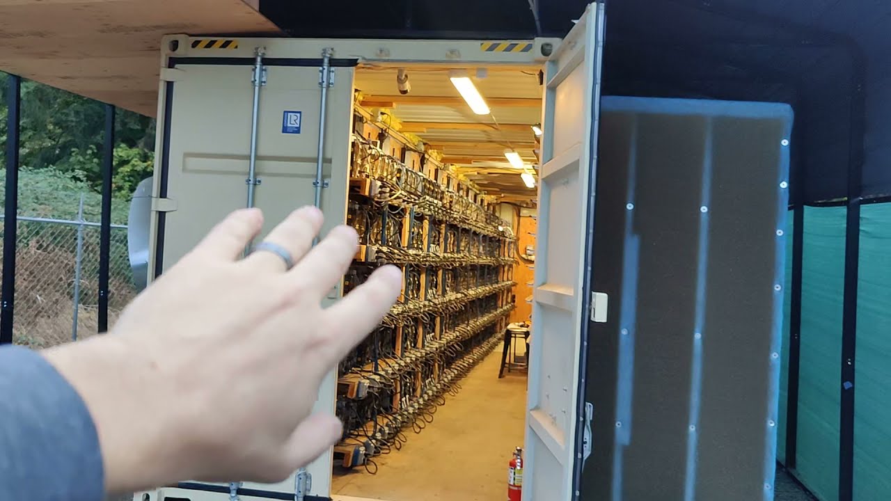 Epic Bitcoin Mining Farm: Winter Humidity Check for Cold Weather Prep!