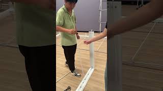 how to install the SEGPRO Light Box Backdrop#seglightbox #booth #lintel