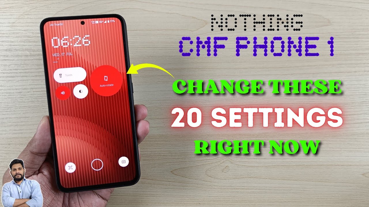 CMF Phone 1 By Nothing : Change These 20 Settings Right Now - YouTube