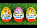 3 Kinder MAXI Surprise Eggs Marvel Spider-Man satisfying ASMR unboxing!