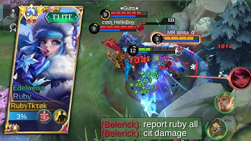 Item Ruby Buat Musuh Kena Mental!! Build Terbaik Ruby Yang Pernah Ada | MLBB
