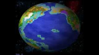 Freeciv match replay • Earth map • Greatturn GT05